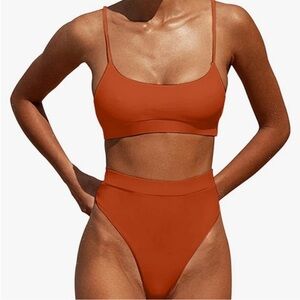 NWT Women's Orange Bikini Set